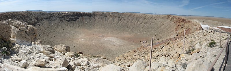 USA - Meteor Crater AZ - Crater Panoramic (27 Apr 2009)